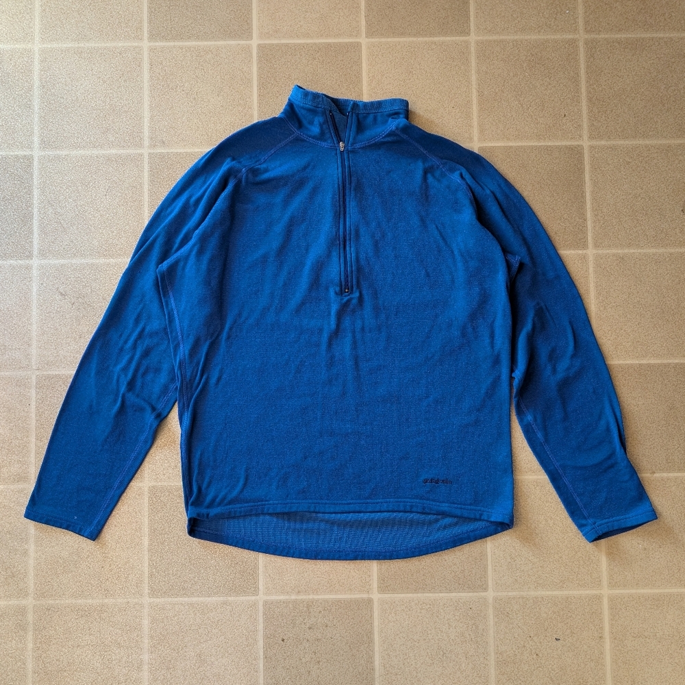 Vintage Patagonia Pullover Mens L Blue R5 Top Half Zip Neck USA